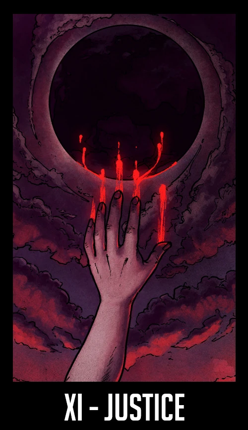 Justice — Welcome to Night Vale Tarot by Jay Holloway
