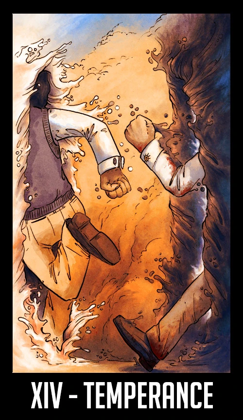 Temperance — Welcome to Night Vale Tarot by Jay Holloway