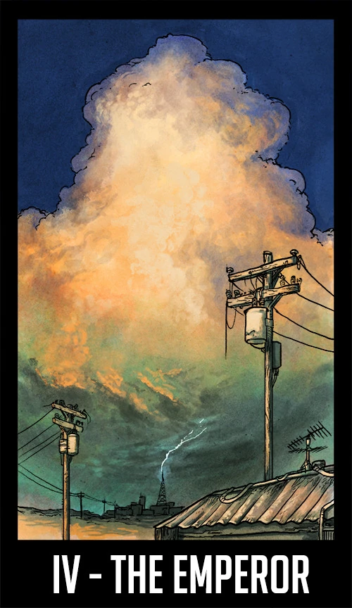 The Emperor from the Welcome to Night Vale Tarot by Jay Holloway