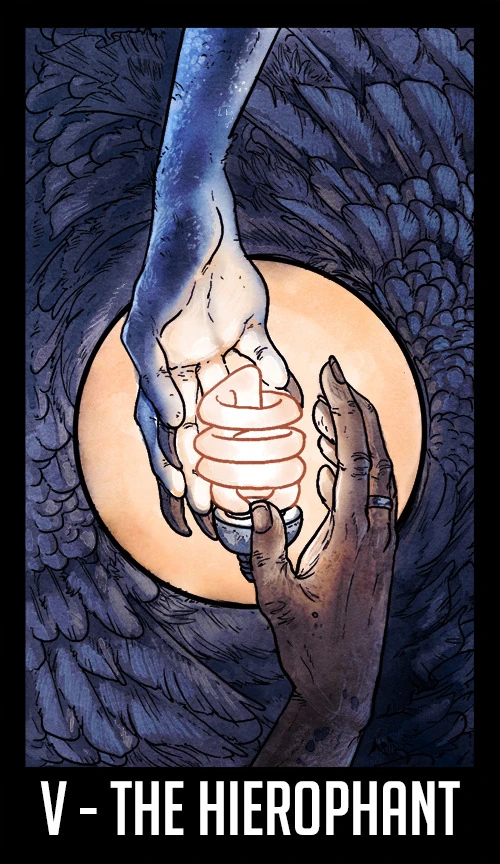 The Hierophant — Welcome to Night Vale Tarot by Jay Holloway