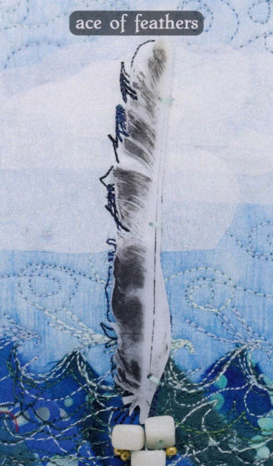 Feathers · What wants perspective? from Tarot of the North Atlantic by Lee Thomson