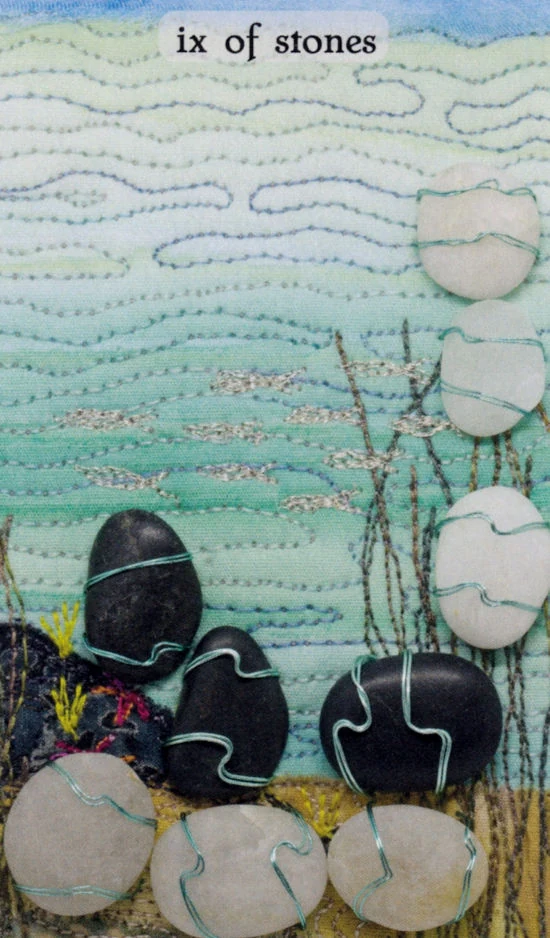 IX of Stones - Tarot of the North Atlantic - Lee Thomson