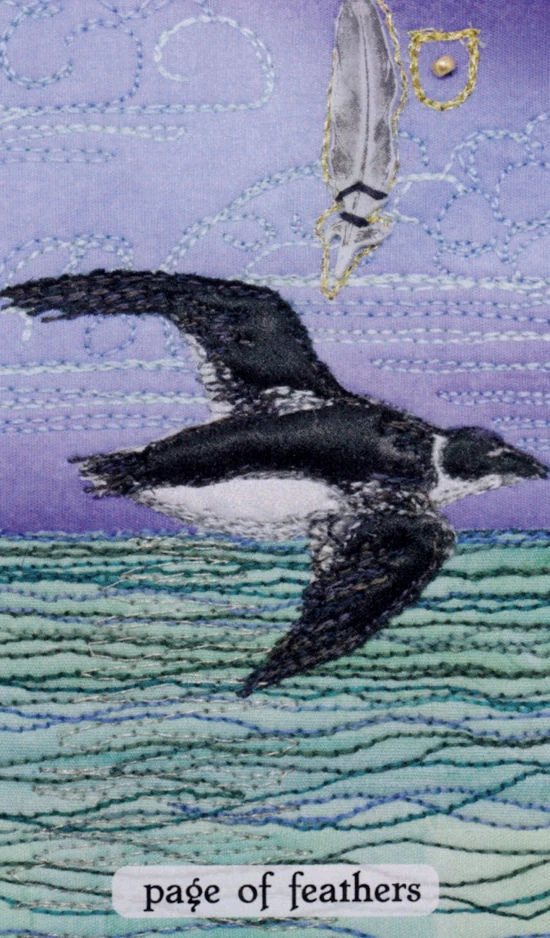 Page of Feathers - Tarot of the North Atlantic - Lee Thomson