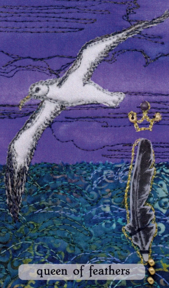 Queen of Feathers - Tarot of the North Atlantic - Lee Thomson