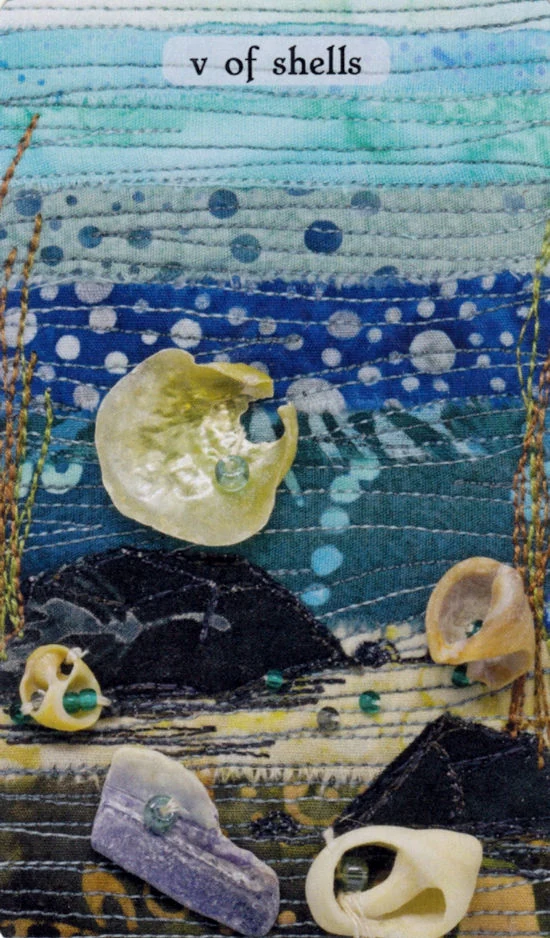 V of Shells - Tarot of the North Atlantic - Lee Thomson