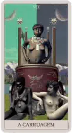 A Carruagem - Nosotras Tarot - Tarot Deck by Elisa Riemer and Paula Mariá Riemer