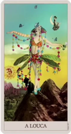 A Louca - Nosotras Tarot - Tarot Deck by Elisa Riemer and Paula Mariá Riemer