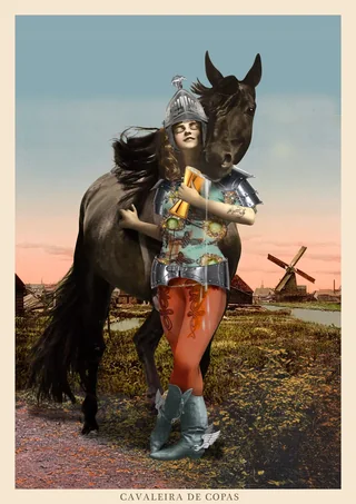 Cavaleira de Copas - Nosotras Tarot - Tarot Deck by Elisa Riemer and Paula Mariá Riemer