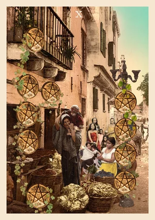 Dez de Ouros - Nosotras Tarot - Tarot Deck by Elisa Riemer and Paula Mariá Riemer