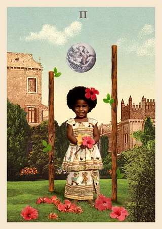 Dois de Paus - Nosotras Tarot - Tarot Deck by Elisa Riemer and Paula Mariá Riemer