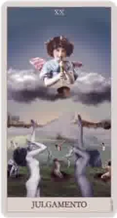 Julgamento - Nosotras Tarot - Tarot Deck by Elisa Riemer and Paula Mariá Riemer