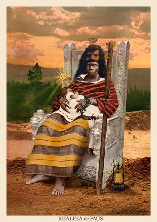 Realeza de Paus - Nosotras Tarot - Tarot Deck by Elisa Riemer and Paula Mariá Riemer