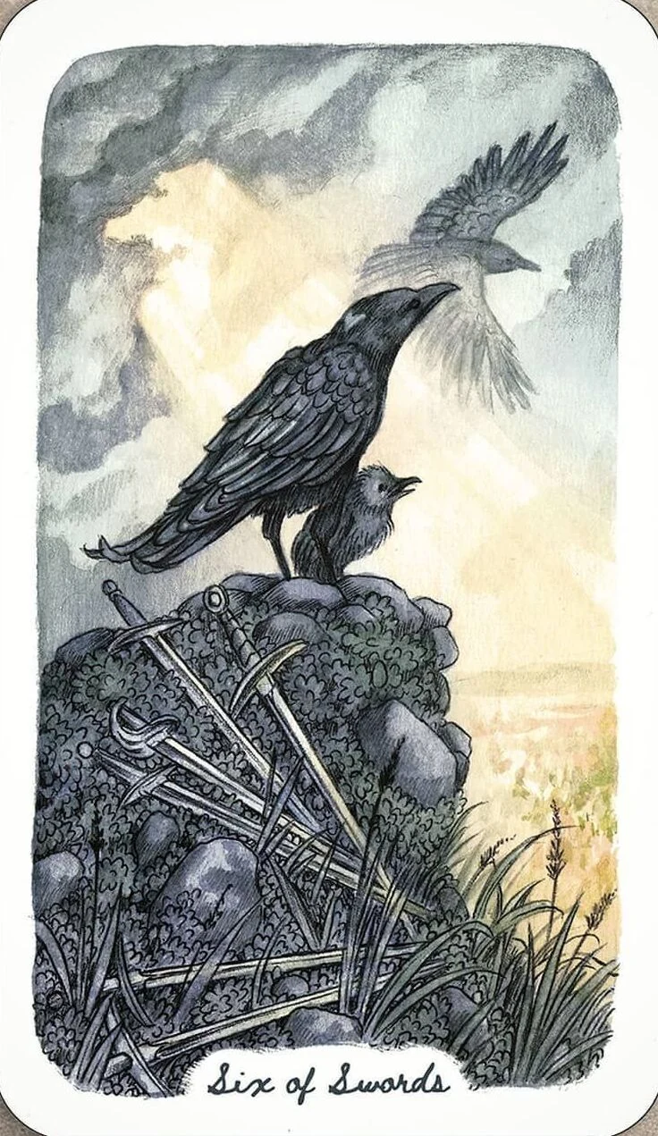 Nine of Swords - Oak, Ash & Thorn Tarot - Adam Oehlers