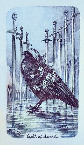 Seven of Swords - Oak, Ash & Thorn Tarot - Adam Oehlers