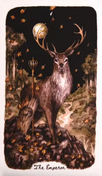 The Emperor - Oak, Ash & Thorn Tarot - Adam Oehlers