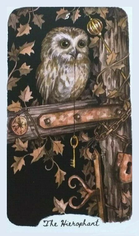 The Hierophant - Oak, Ash & Thorn Tarot - Adam Oehlers