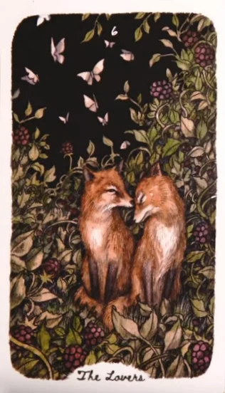 The Lovers - Oak, Ash & Thorn Tarot - Adam Oehlers