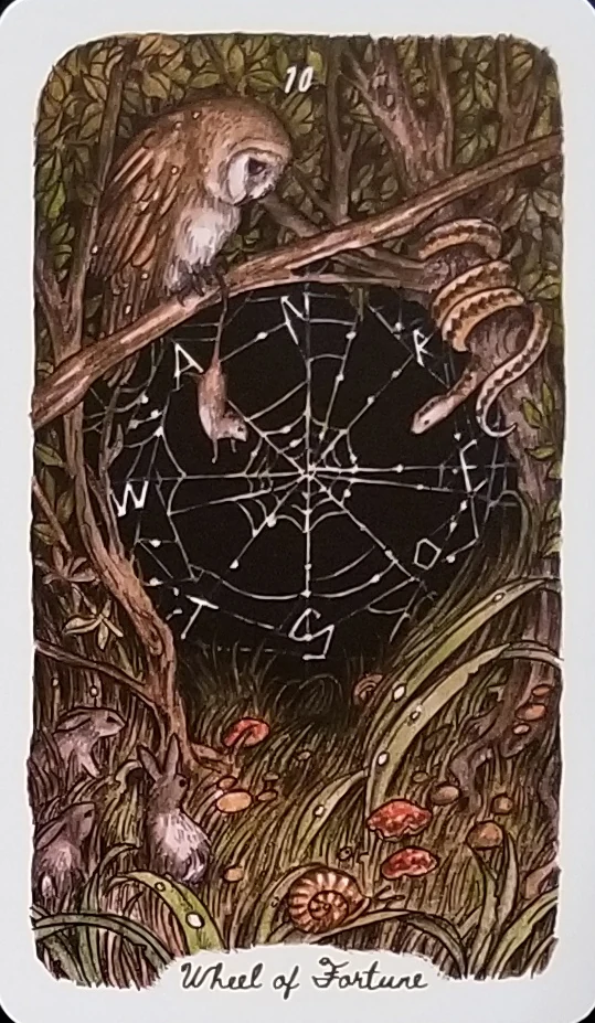 Wheel of Fortune - Oak, Ash & Thorn Tarot - Adam Oehlers