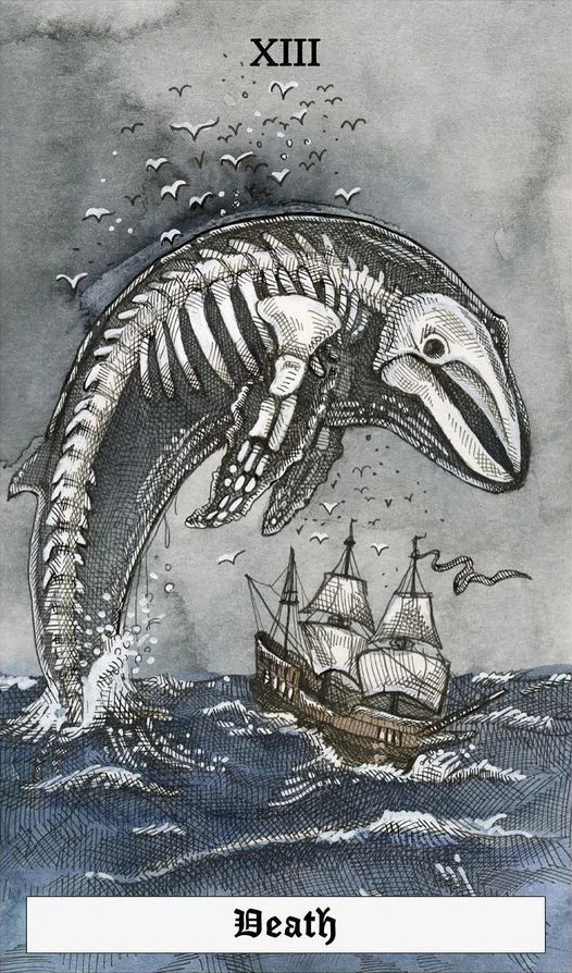 Death - The Ocean Tarot Deck - Taylor Hultquist-Todd