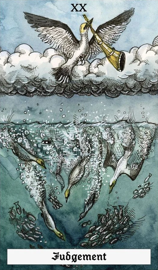 Judgement - The Ocean Tarot Deck - Taylor Hultquist-Todd