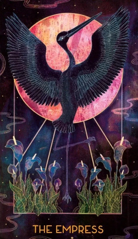 The Empress card from the Oriens Animal Tarot deck