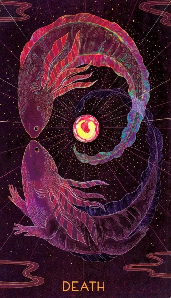 Death card from the Oriens Animal Tarot deck