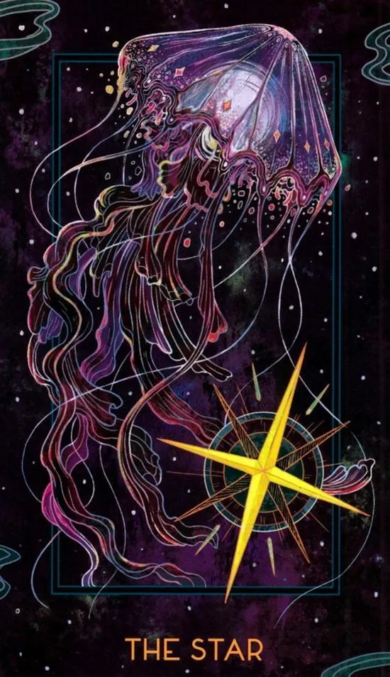 The Star card from the Oriens Animal Tarot deck