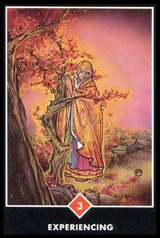 Experiencing card from the Osho Zen Tarot deck