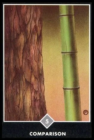 Comparison card from the Osho Zen Tarot deck