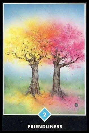 Friendliness card from the Osho Zen Tarot deck