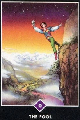 The Fool card from the Osho Zen Tarot deck