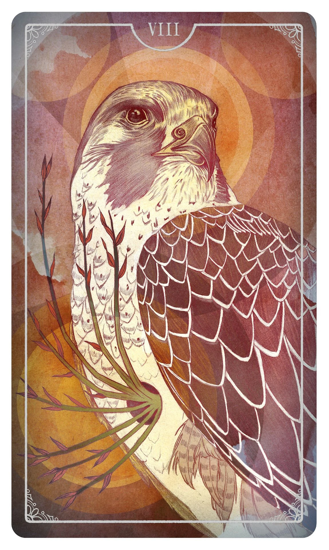 Eight of Wands - Ostara Tarot - Molly Applejohn, Eden Cooke, Krista Gibbard, and Julia Iredale
