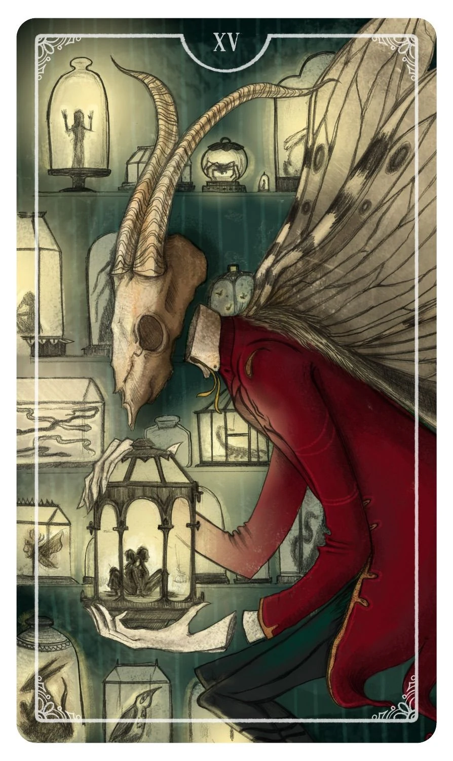The Devil - Ostara Tarot - Molly Applejohn, Eden Cooke, Krista Gibbard, and Julia Iredale