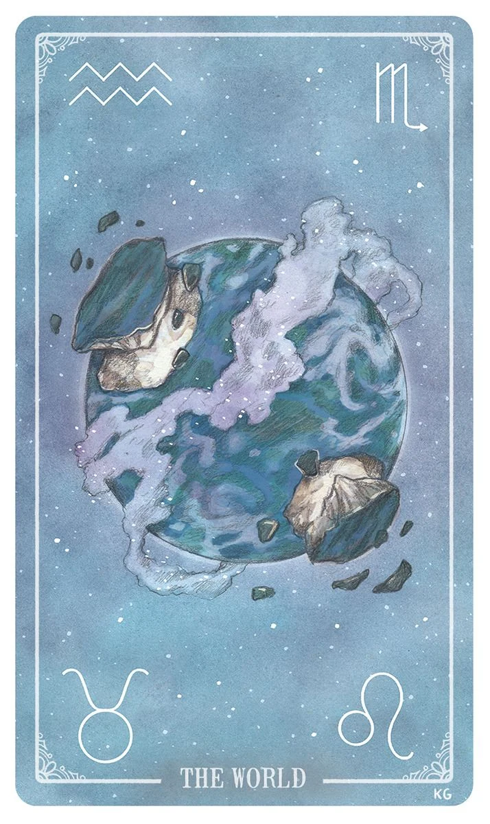 The World - Ostara Tarot - Molly Applejohn, Eden Cooke, Krista Gibbard, and Julia Iredale