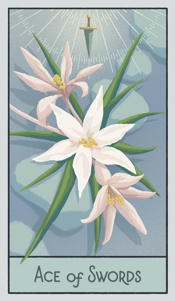 Ace of Swords - The Pacific Northwest Tarot - Brendan Marnell