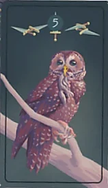 Five of Swords - The Pacific Northwest Tarot - Brendan Marnell
