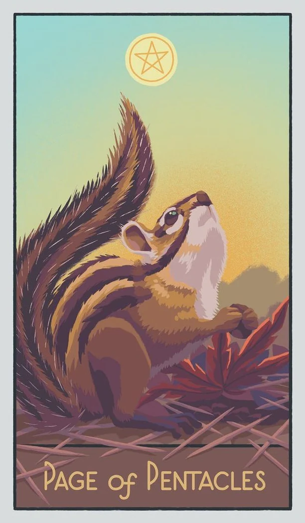 Page of Pentacles - The Pacific Northwest Tarot - Brendan Marnell