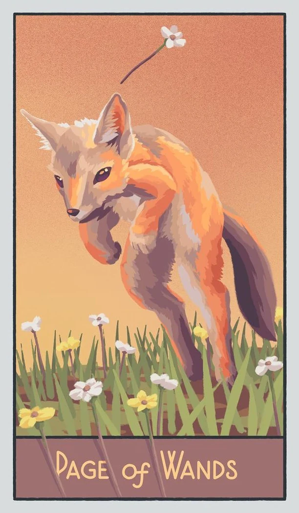 Page of Wands - The Pacific Northwest Tarot - Brendan Marnell