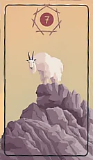 Seven of Wands - The Pacific Northwest Tarot - Brendan Marnell
