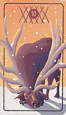 Ten of Wands - The Pacific Northwest Tarot - Brendan Marnell