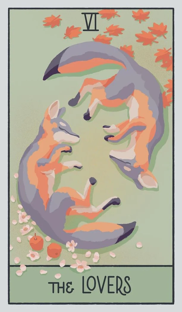 The Lovers - The Pacific Northwest Tarot - Brendan Marnell