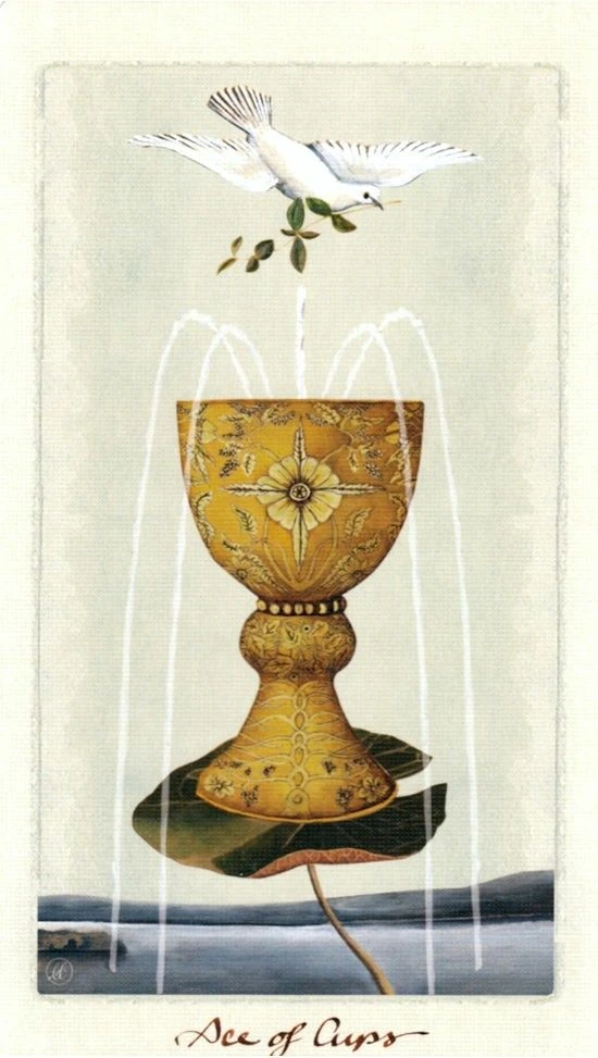 Ace of Cups — Pagan Otherworlds Tarot by Linnea Gits