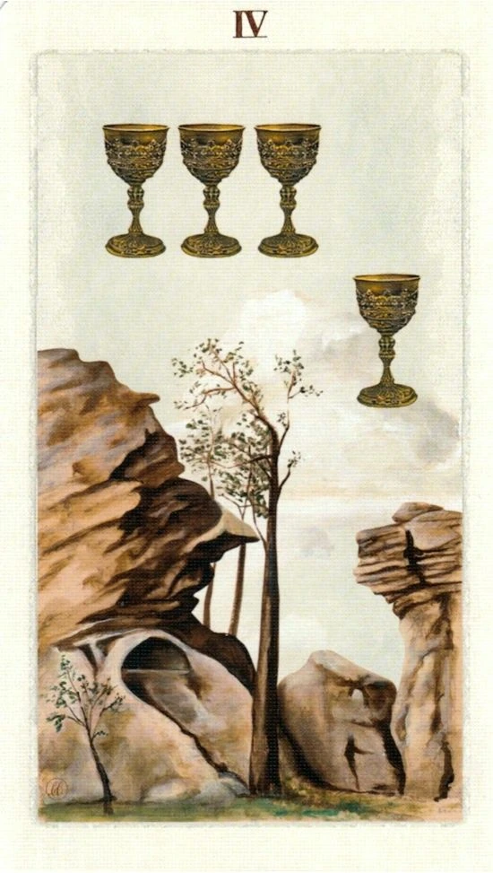 Four of Cups - Pagan Otherworlds Tarot - Linnea Gits