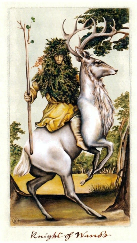 Knight of Wands - Pagan Otherworlds Tarot - Linnea Gits