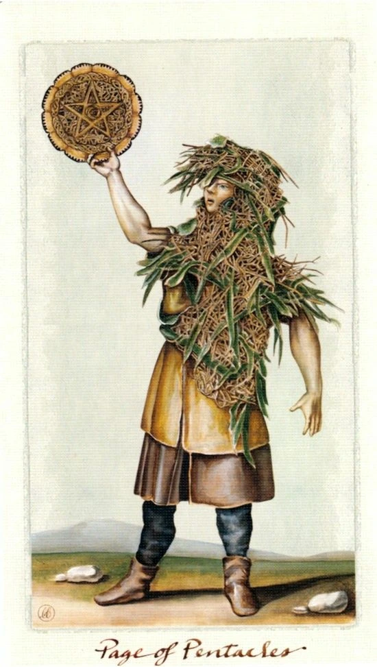 Page of Pentacles - Pagan Otherworlds Tarot - Linnea Gits