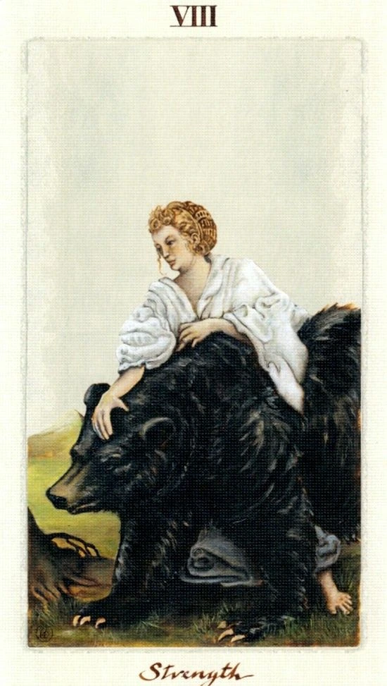 Strength - Pagan Otherworlds Tarot - Linnea Gits