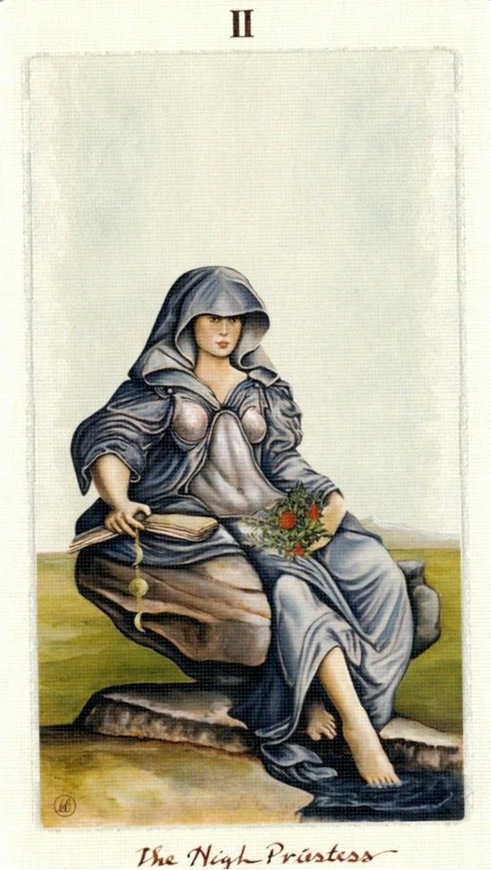 The High Priestess — Pagan Otherworlds Tarot by Linnea Gits