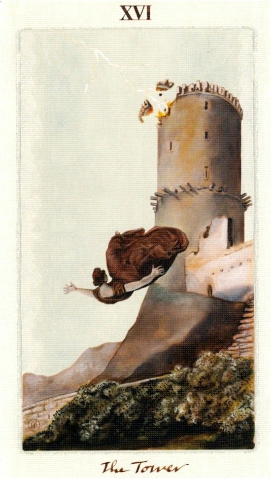 The Tower - Pagan Otherworlds Tarot - Linnea Gits