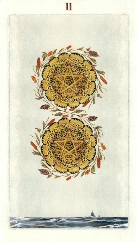 Two of Pentacles - Pagan Otherworlds Tarot - Linnea Gits