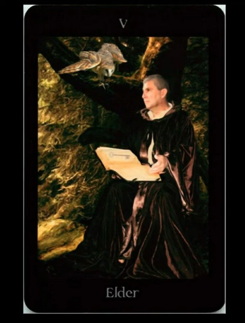 The Elder card from the Pagan Ways Tarot deck
